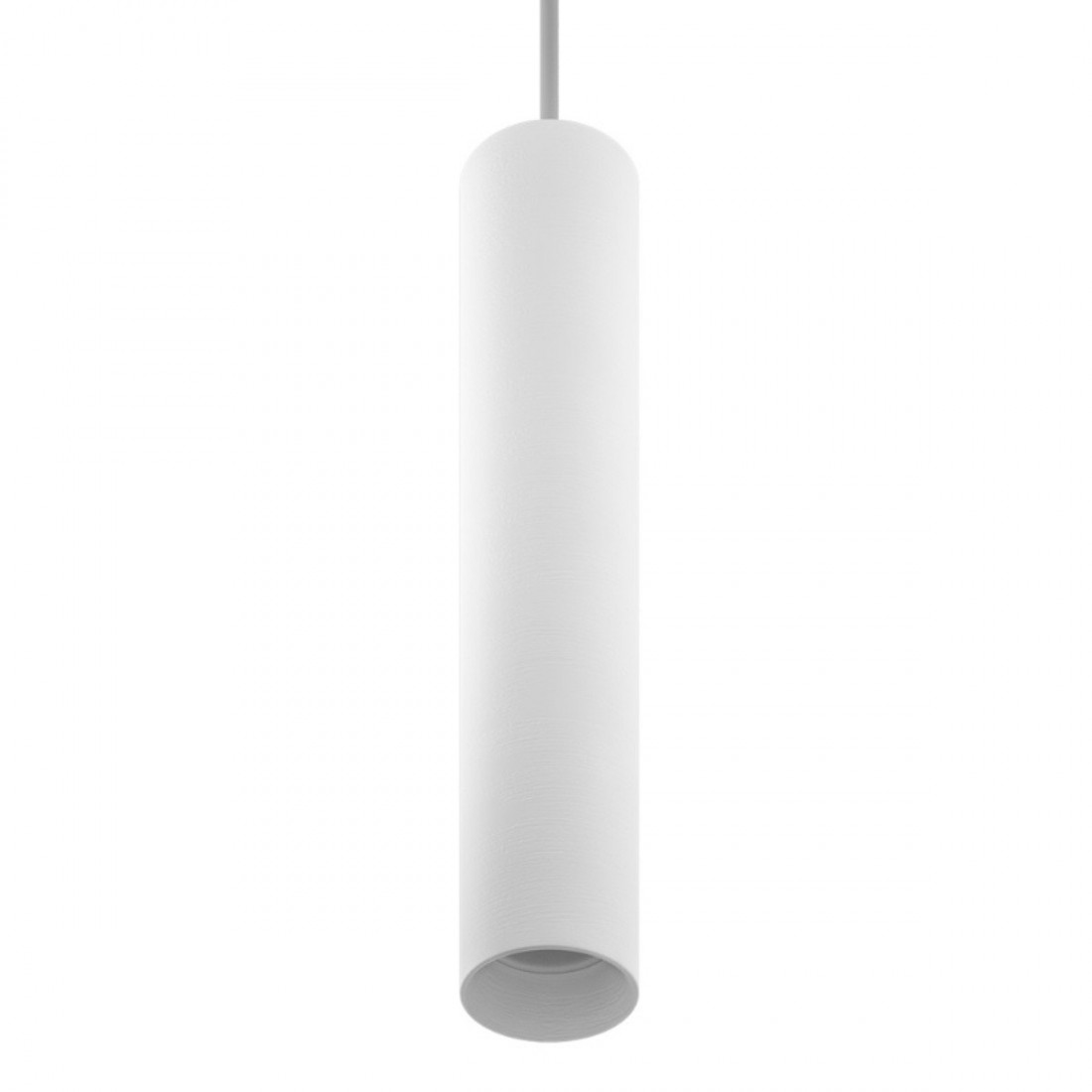 Suspension BF-5503 B GU10 Lustre à cylindre interne à peindre en plâtre blanc IP20