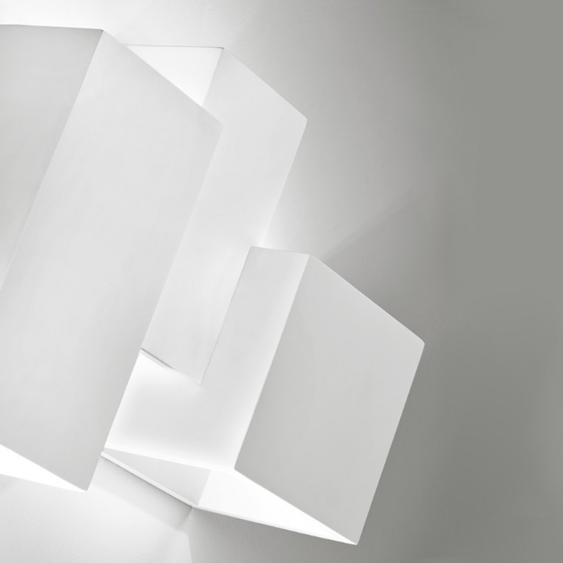 Applique SF-HERAEA T205 G9 LED gesso biemissione lampada parete moderna parallelepipedo multiluce interno