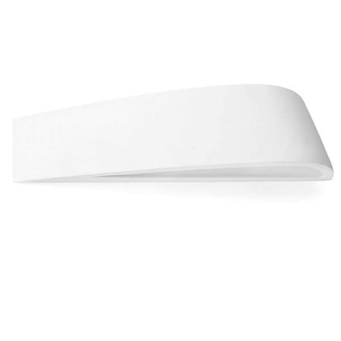 Applique murale LED SF-DELFI T224 G9, plâtre à peindre blanc, applique murale interne bi-émission