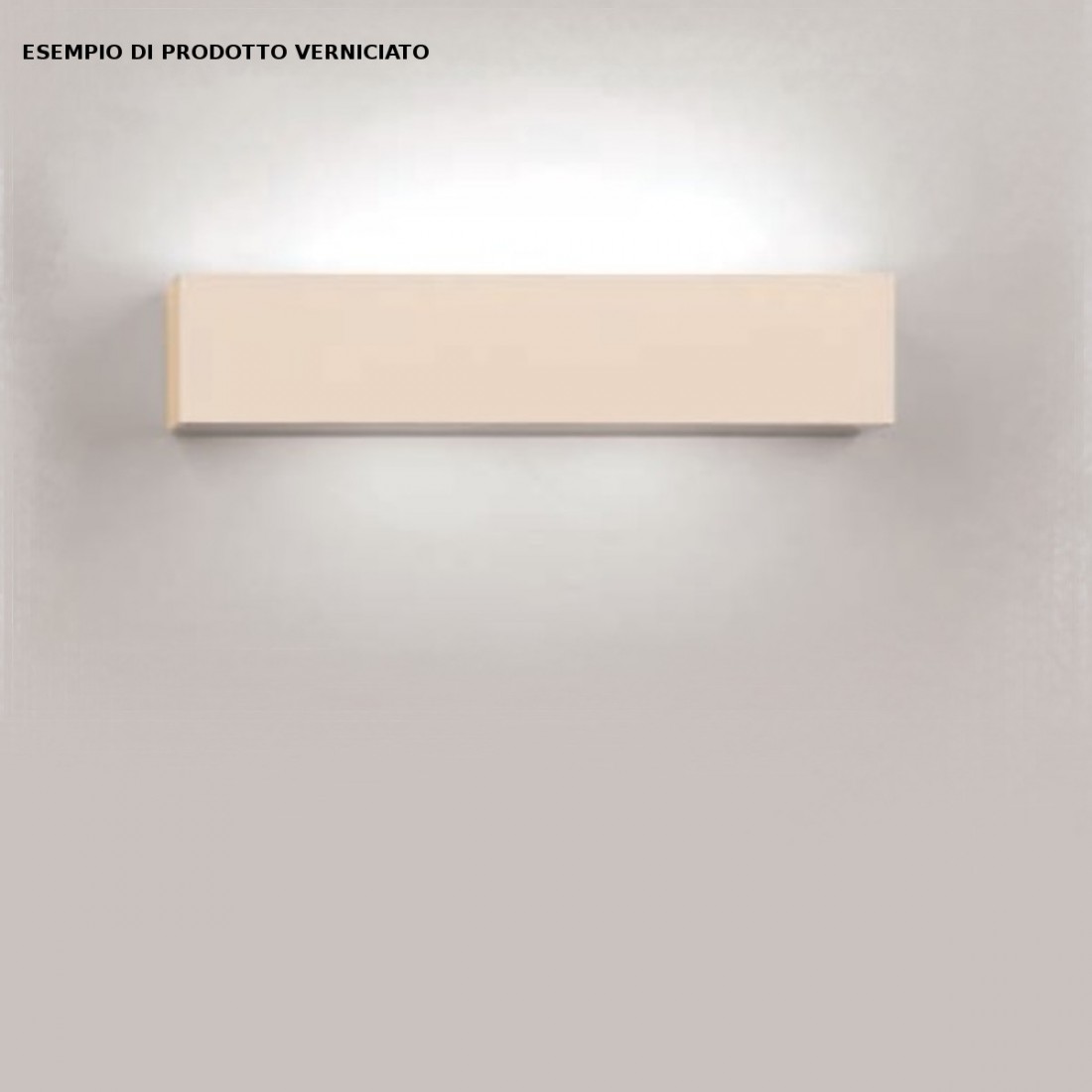 SF-HERMIONE T209 G9 LED 35CM applique murale en plâtre blanc à peindre intérieur à lumière indirecte biemission