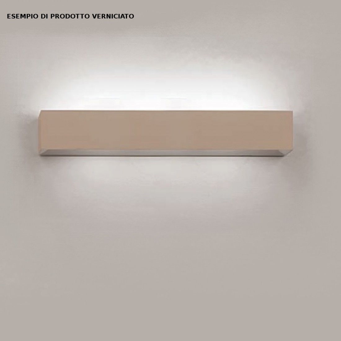 Applique SF-HERMIONE T210 G9 LED 52.5CM gesso bianco verniciabile lampada parete biemissione luce indiretta interno