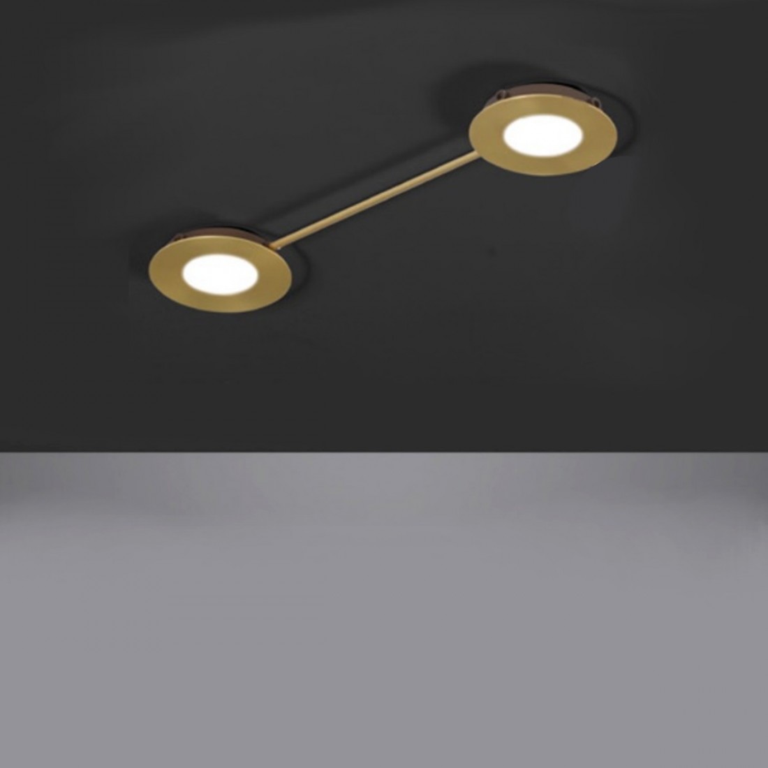 Plafoniera CO-VINTAGE SYSTEM 876 PA Gx53 LED componibile metallo verniciato lampada parete soffitto moderna interno