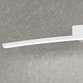 Applique TP-CURVED 1152AP 6W LED 730LM 50CM bianco metallo lampada parete specchio quadro monoemissione interno