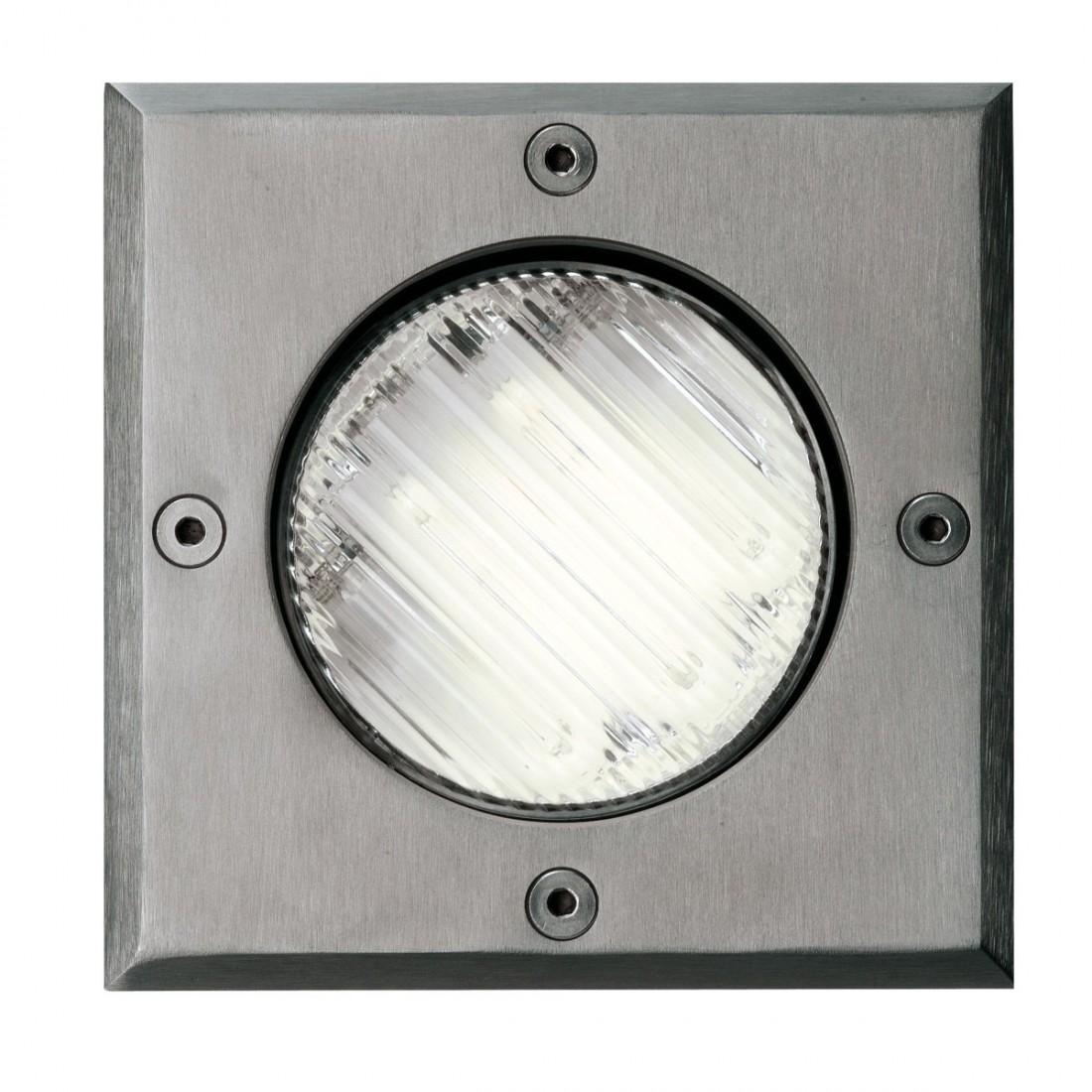 Faretto incasso PN-OBLO MICRO EST356 GX53 5W LED quadrato alluminio incasso calpestabile esterno IP67