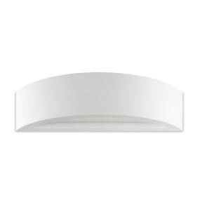 PN-BOREALE PAR310 E14 LED plâtre blanc à peindre bi-émission verre lampe mur intérieur IP20