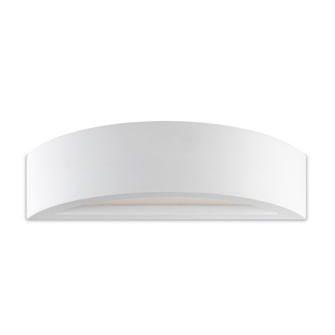 PN-BOREALE PAR310 E14 LED plâtre blanc à peindre bi-émission verre lampe mur intérieur IP20