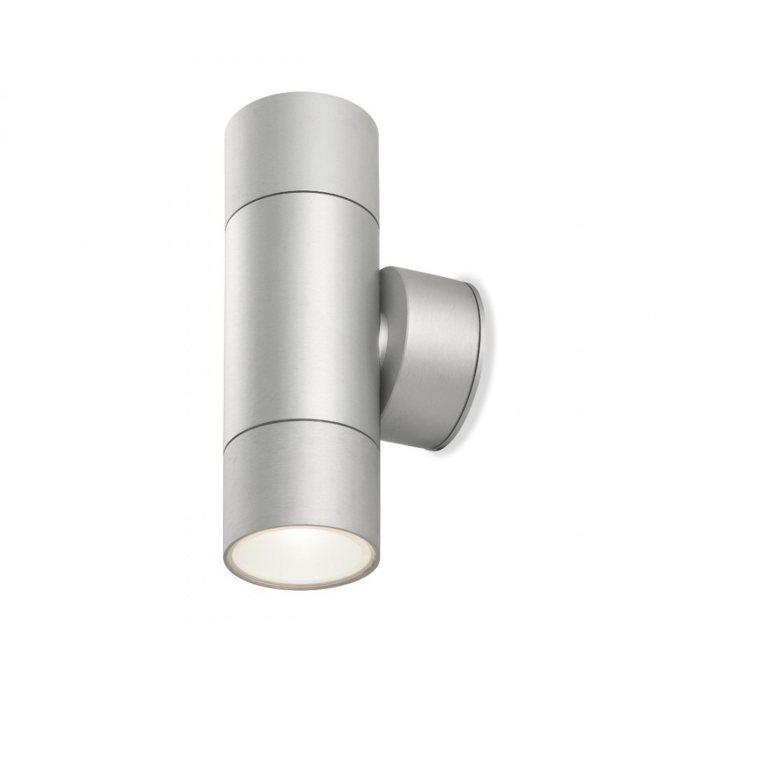 Applique PN-MIAMI EST198 GU10 LED esterno cilindro alluminio biemissione lampada parete moderno IP65