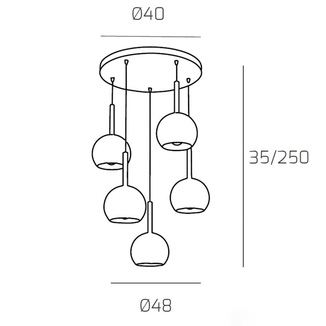 Lampadario TP-FUTURE S5 TP MC E27 LED vetro pirex soffiato colorato ampolla calate piastra moderno classico multiluce