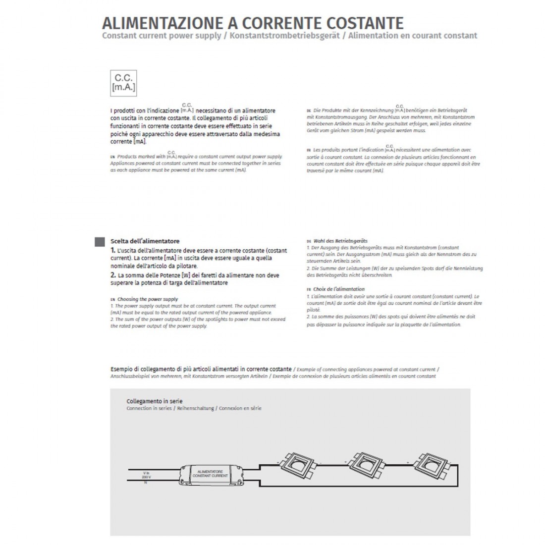 Alimentatore BF-2371A-3008 026.256 35.7W incasso trasformatore 700mA