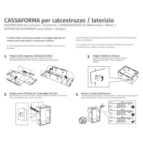 Controcassa BF-4045C 023.447 accessorio parete muro