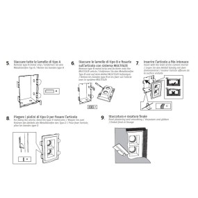 Controcassa BF-4045C 023.447 accessorio parete muro