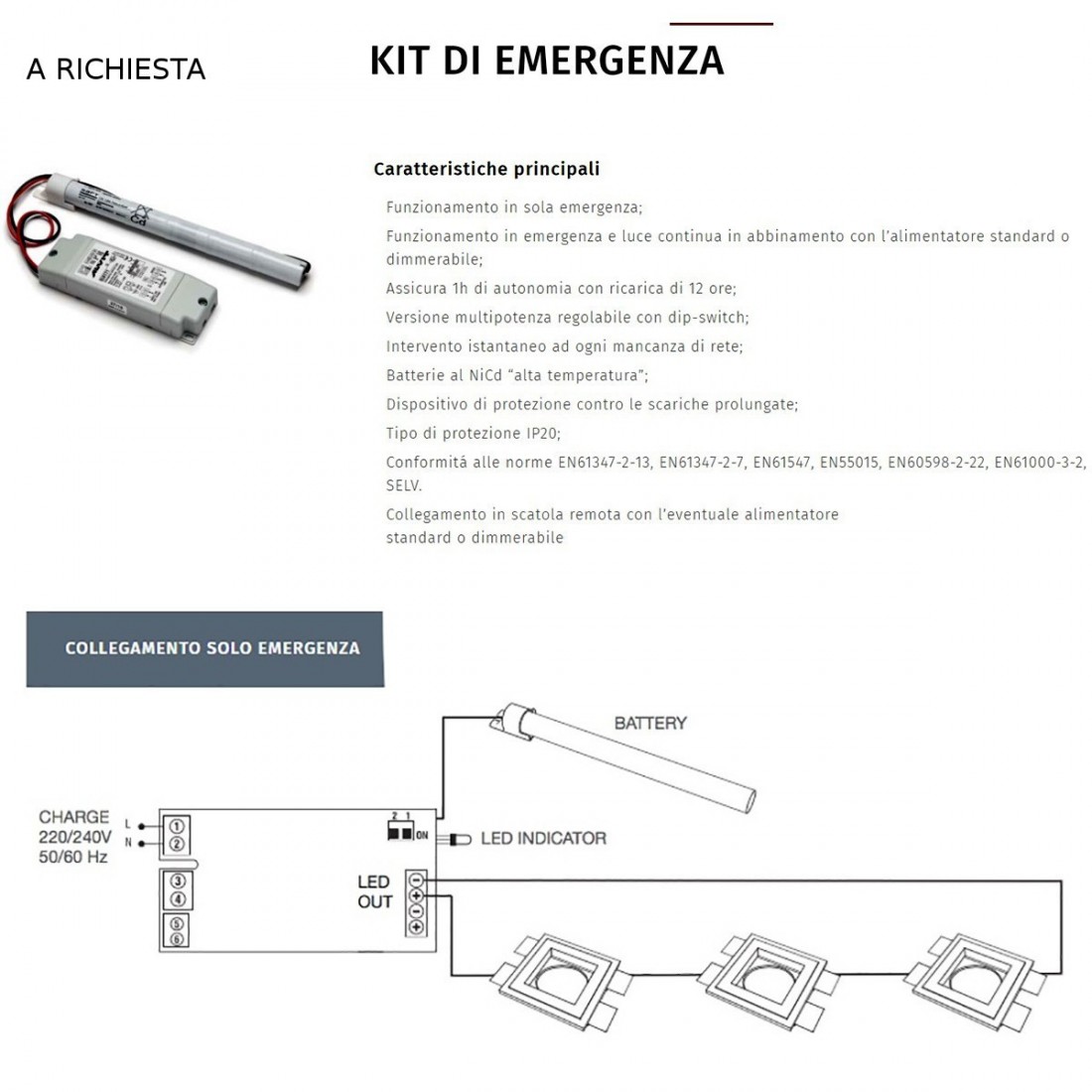 Applique incasso BF-4167 3004 LED 6.5W 600LM SISTEMA WIRELESS  gesso bianco verniciabile scomparsa cartongesso muro interno