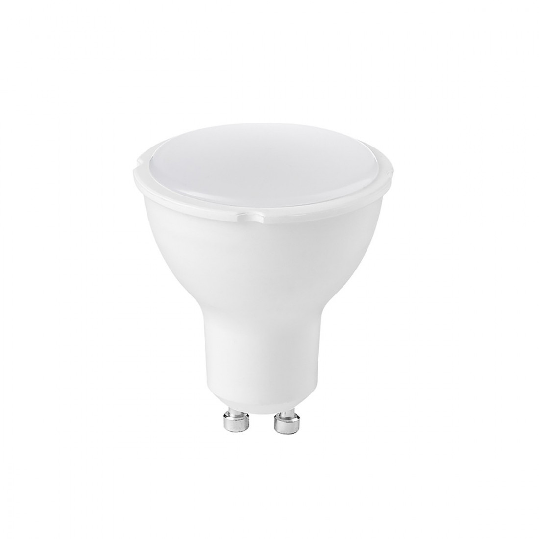 Confezione 10 Lampadine GE-GLA244 7W GU10 546LM 100° luce naturale calda attacco baionetta luce diffusa