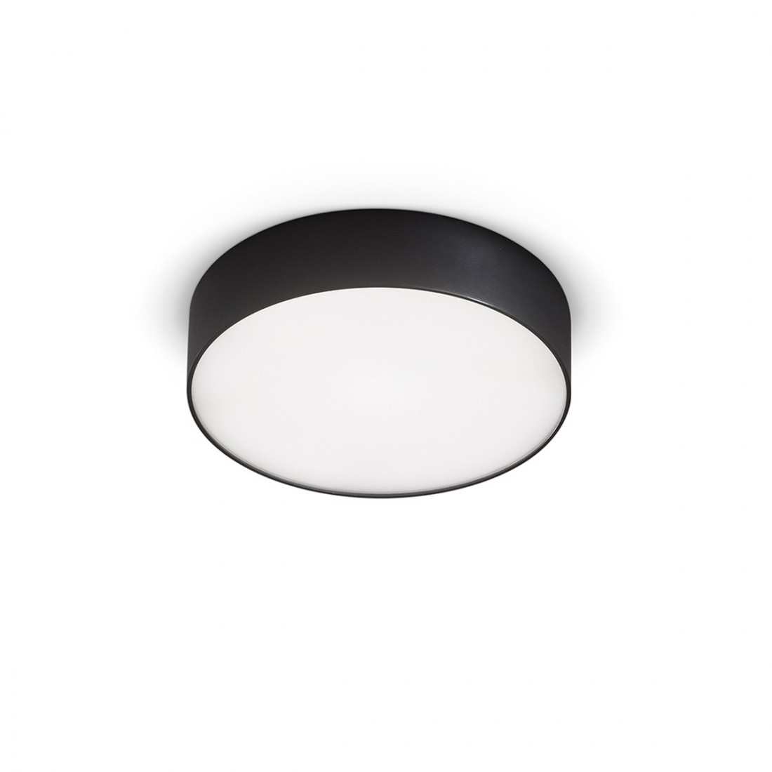 GE-GPL270 16W Plafonnier LED 1296LM IP20 en aluminium noir mat module LED intégré plafonnier rond intérieur moderne