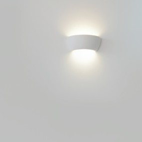 Applique BF-8254 3059 15W LED 2250LM gesso bianco verniciabile biemissione lampada parete vetro interno IP20