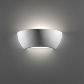 Applique BF-8254 3059 15W LED 2250LM gesso bianco verniciabile biemissione lampada parete vetro interno IP20