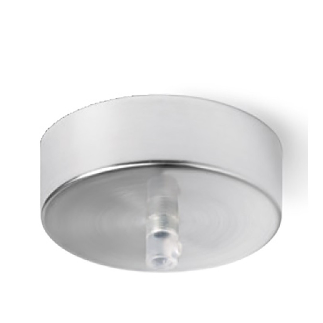 Base PZ-6247 moderna metallo cromo satinato nero bianco rosone soffitto parete