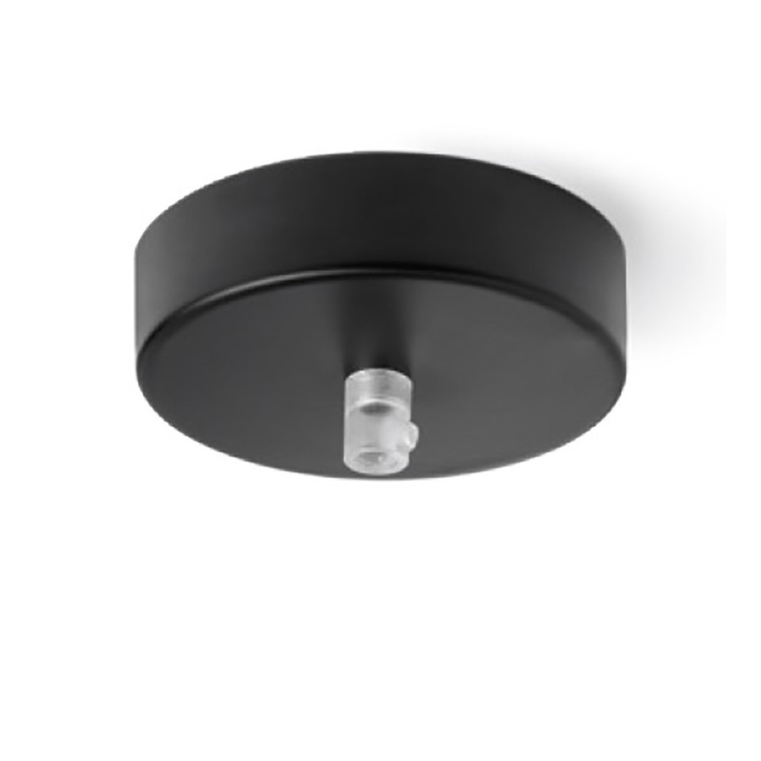 Base PZ-6247 moderna metallo cromo satinato nero bianco rosone soffitto parete