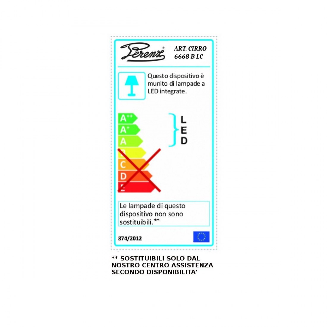 Sospensione CIRRO 6668 B Perenz illuminazione