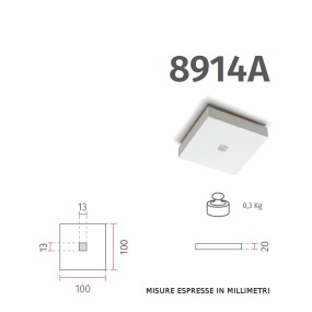 Plafoniera BF-8914A 3039 Belfiore