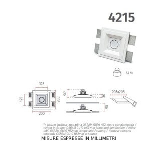 Faretto incasso BF-4215 Belfiore