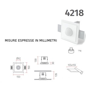 Spot encastré BF-4218 Belfiore