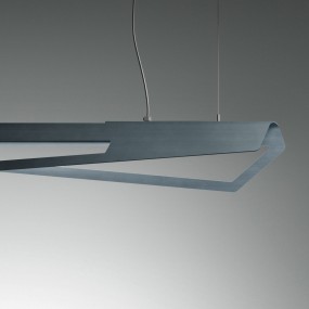 Lámpara de araña LED de luz cálida regulable moderna rectangular
