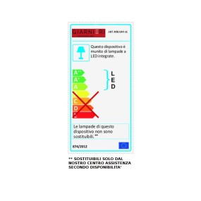 Aplique moderno rectangular con módulo LED integrado, luz cálida