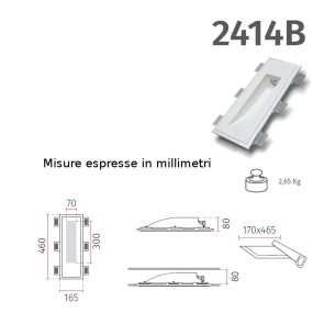 Spot encastré BF-2414 Belfiore 9010