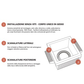Spot encastré BF-0023 Neo luce 9010 Belfiore