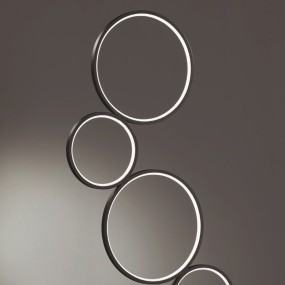 Moderne Ring-Stehleuchte Rondo Trio Lighting 422610532
