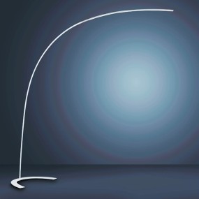 Trio Lighting Lampadaire LED à bras arqué à intensité variable