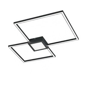 Lámpara de techo cuadrada Hydra Trio Ligthing con LED regulables