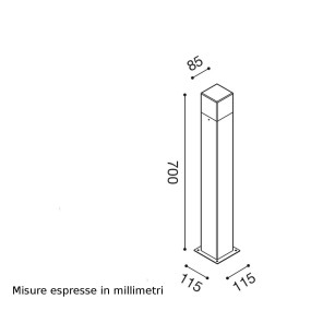 Lampioncino GE-GES422 Gea Led