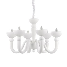 Lámpara de araña Ideal Lux BON BON E14 LED metal vidrio soplado cubierta de cadena lámpara de techo suspensión clásica moderna m