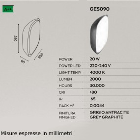 Plafoniera GE-GES090 Gea Led