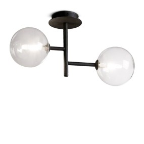 Plafoniera applique moderna Illuminando BOLLE AP2 NR