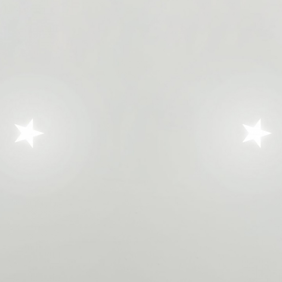 Foco empotrable cuadrado estrella led 4251A en yeso blanco