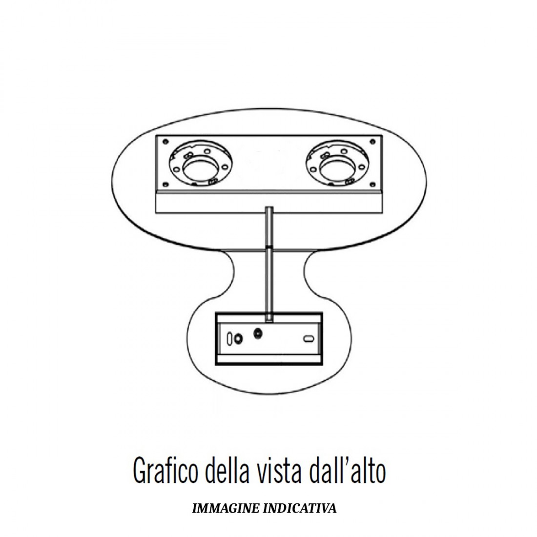 Aplique moderno Illuminando LARA LARA2SL GX53 LED