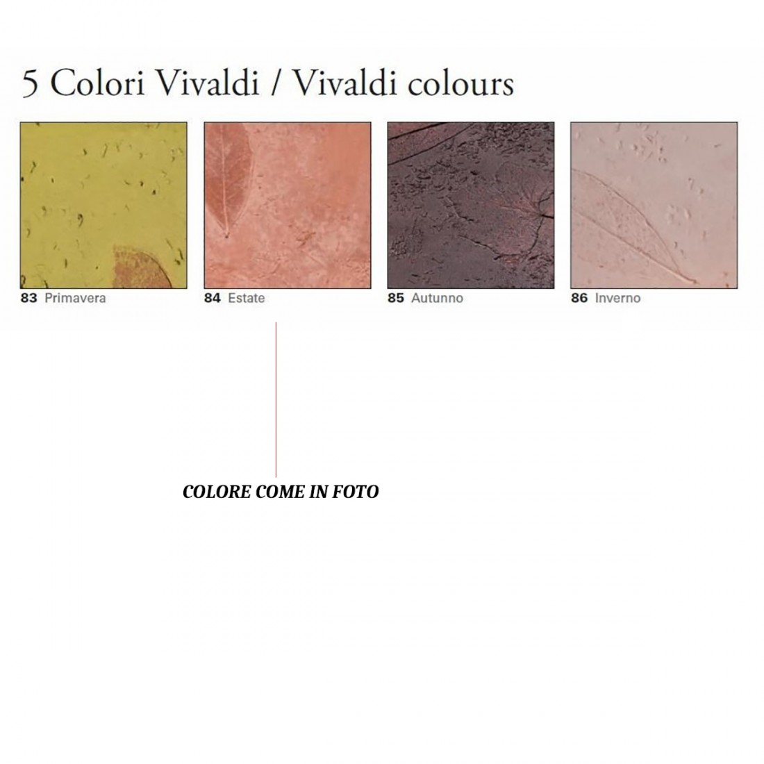 Vivaldi 1064 45 Toscot plafón cuadrado en terracota rústica con decoración