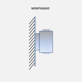 Toscot SMITH P121C applique murale 40° LED 1,7W IP65 3000°K