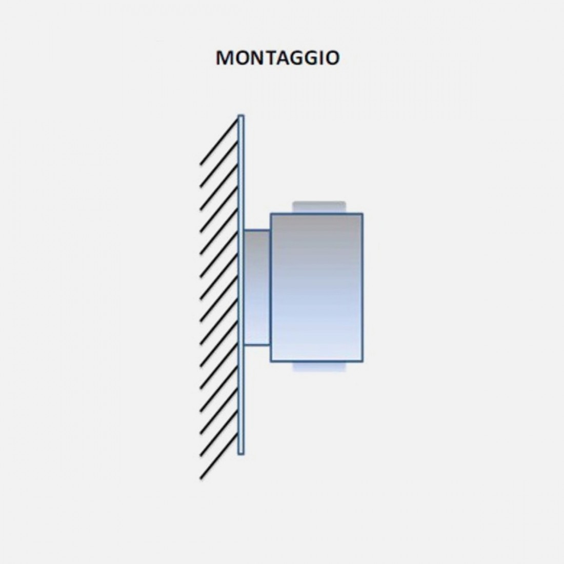 Toscot SMITH P121C applique murale 40° LED 1,7W IP65 3000°K