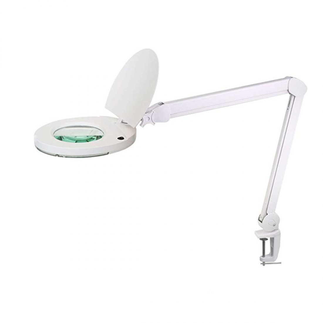 Lampe loupe à LED avec Pince, 12W Lampe de Bureau LED