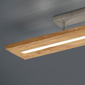 Brad 623710130 Trio Lighting dimmbare LED-Deckenleuchte aus Holz