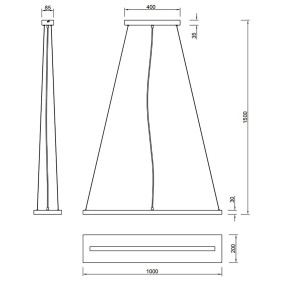 Lámpara Brad 323710130 Trio Lighting regulable led madera