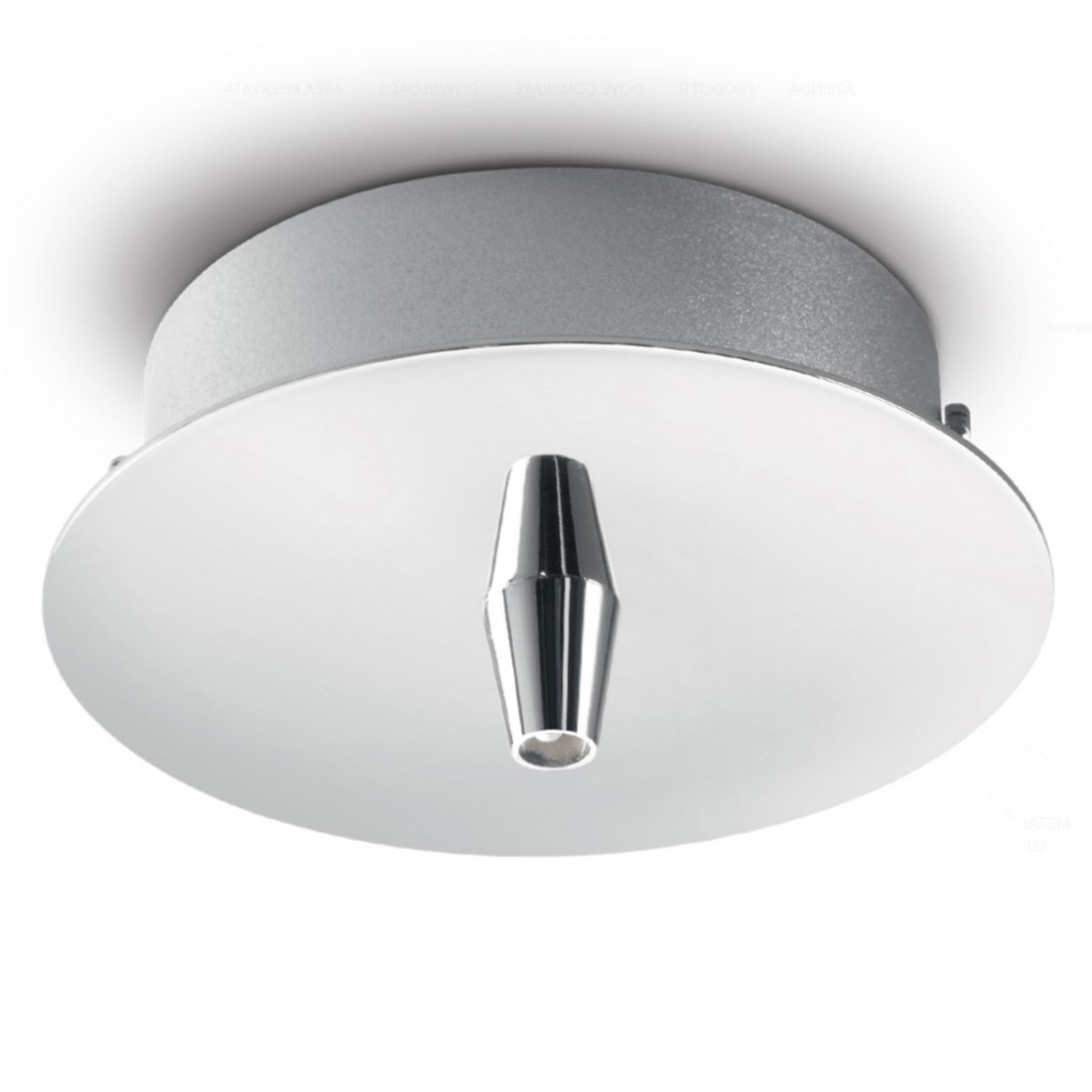 Ideal Lux 122830 base redonda de metal para techo