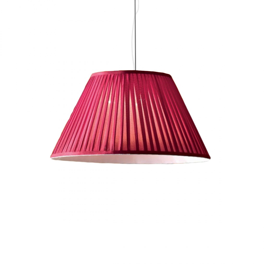 Lustre moderne avec abat-jour PLISSE SP1 50 ou 60 Illuminando