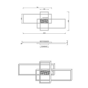 Plafoniera Trio Lighting TUCSON 672610332 LED