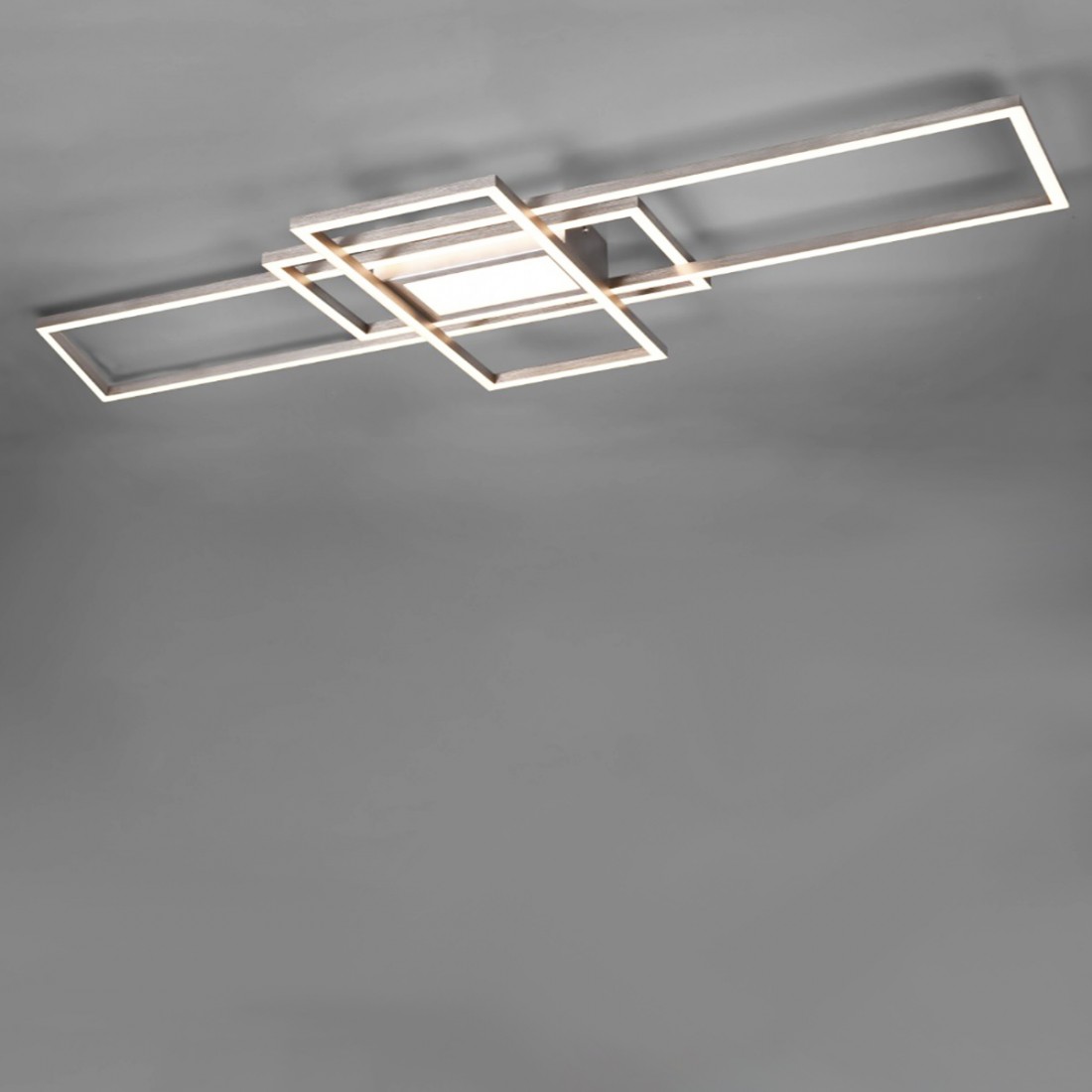 Lámpara de techo Irvine Trio Lighting con cuadrados dinámicos de módulo led blanco