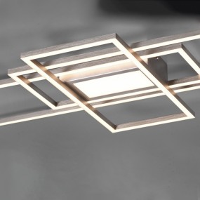 Lámpara de techo Irvine Trio Lighting con cuadrados dinámicos de módulo led blanco